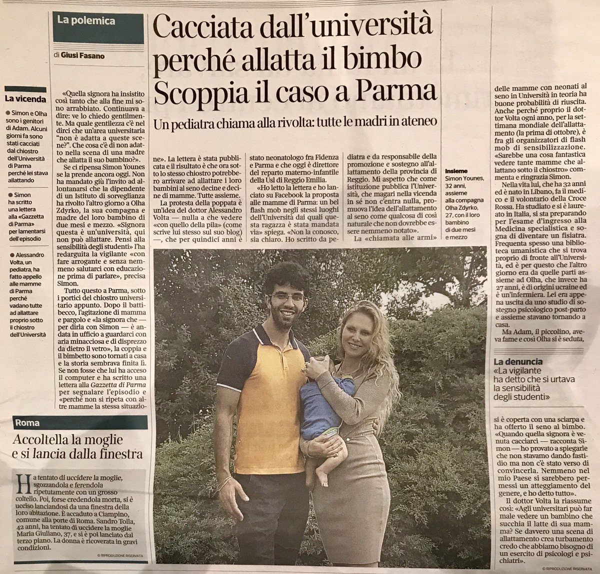 JolandaRestano's tweet photo. Questo fatto che le tette vengano usate per allattare DEVE finire. È uno scandalo! TETTE SOLO in pubblicità, per cortesia! #mamme #donne #tette @Corriere https://t.co/1Wg71ATqPy