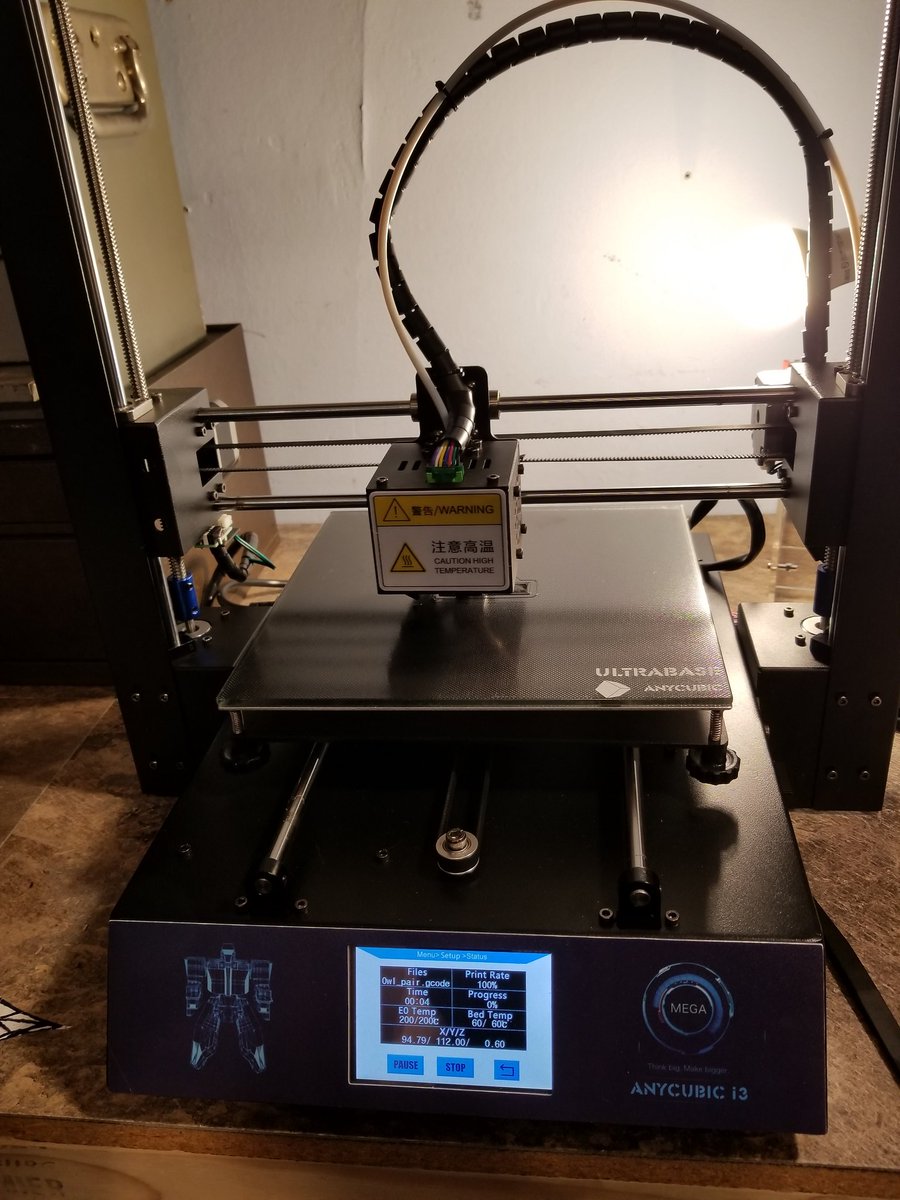 OreoBc's tweet photo. Mornin floods! Playing with my new toy today ^.^ 
#3DPtinter https://t.co/wa9Vor46G0