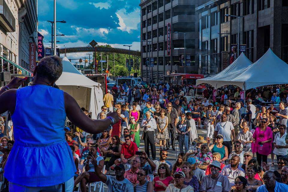 playhousesquare's tweet photo. .@TriCJazzFest’s outdoor lineup has been announced! See if any of your favs are taking the stage on #USBankPlaza at #14THandEUCLID this summer: https://t.co/Xd2w3PWRaC https://t.co/TIfbqpKhq8