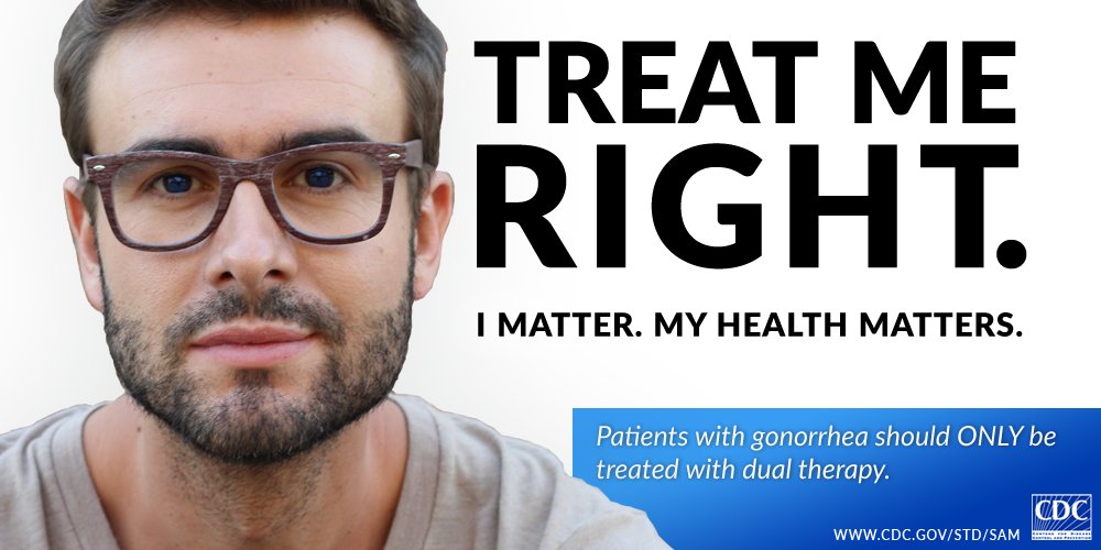 CDCSTD's tweet photo. Study finds STD and reproductive health clinics were the most likely to treat #gonorrhea as #CDC recommends: https://t.co/BB2a6dLfVF. @CDCMMWR #TreatMeRight #STDMonth18 https://t.co/wNa154VplZ