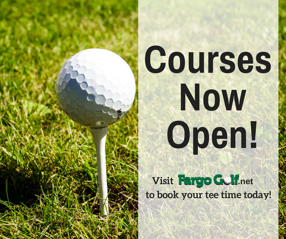 FargoParks's tweet photo. The courses are finally open! If you haven't purchased your pass, visit https://t.co/a29qWpHgh2 right now to do so! #FargoGolf #FargoParks #ILoveFargo #SpringIntoFargoFun https://t.co/nk5nB7PG18