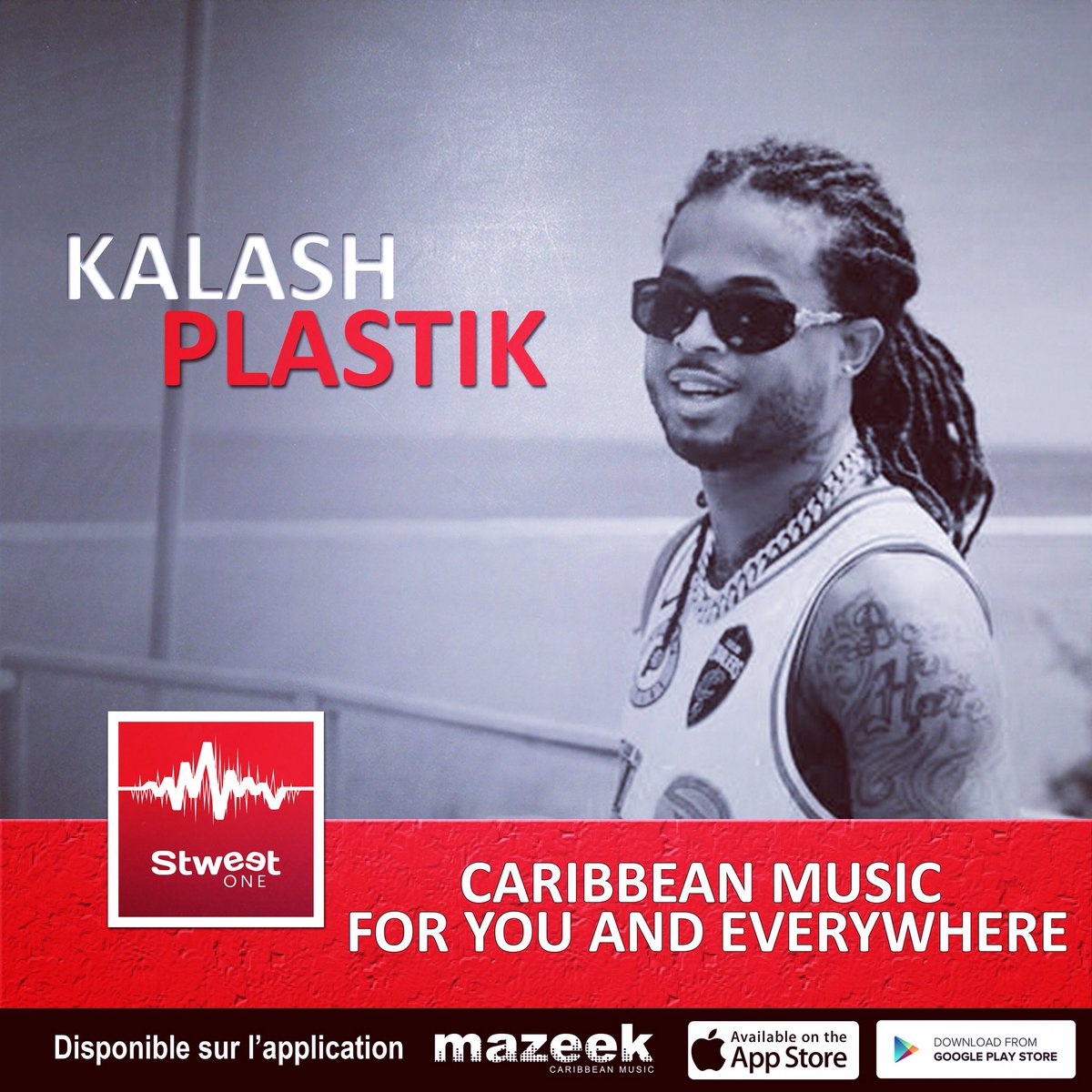 Stweet_one's tweet photo. 🚨NOW ON AIR🚨 Écoutez la dernière tuerie de @kalash972 - Plastik... 📻sur Stweet One, la radio officielle de @mazeek_play #mazeek #kalash #plastik #stweetOne https://t.co/TQxQyAa3HO