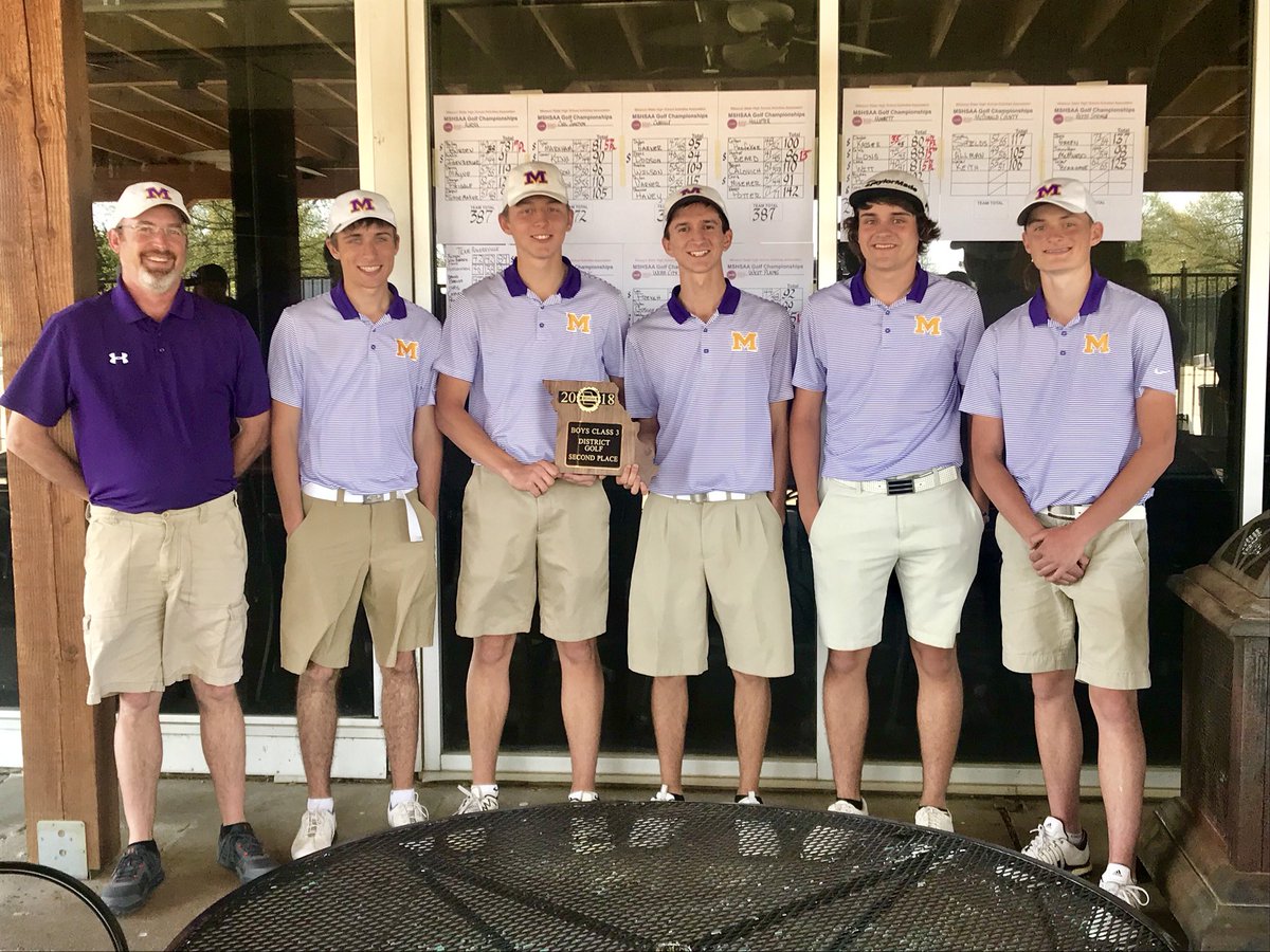 MonettGolf's tweet photo. For the 2nd year in a row, the Cubs take 2nd place in the Class 3 District 6 tournament and move on to sectionals as a team! https://t.co/F5AaJxTCNJ