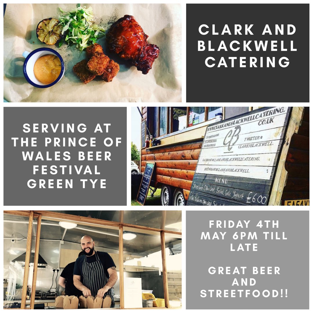 Join us at the Prince of Wales Beer festival on Friday night! Green Tye 
#beerfestival #streetfood <a href="/MuchHadhamPC/">MH Parish Council</a>