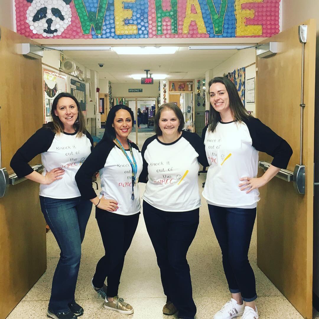 Love my third grade team <a href="/PineGrove_BCPS/">Pine Grove Elementary</a> #knockitoutoftheparrc #thirdgraderocks