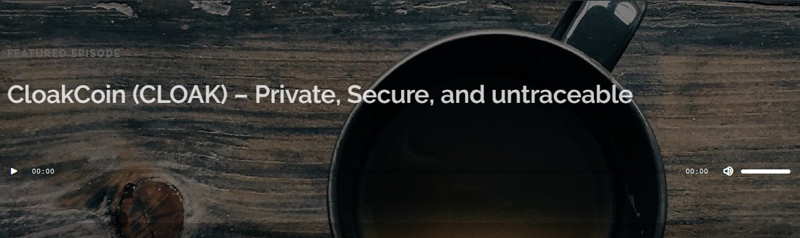 fuckeverycrypto's tweet image. Podcast from @cryptocup - @CloakCoin ($CLOAK) – Private, Secure, and Untraceable

🎵 &amp;gt;&amp;gt;&amp;gt; bit.ly/2HHQyMv

 #CloakCoin #CloakEnigma #CryptoCup #PrivacyCoin #Cryptocurrency #Cryptography #Blockchain #CryptoPodcast #Altcoin #ProofOfStake