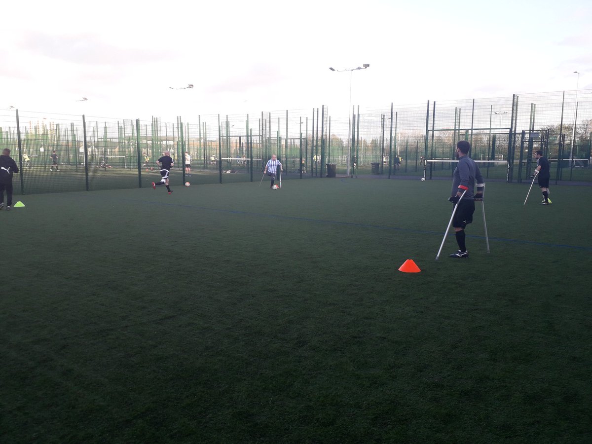 AgingBull73's tweet photo. Straight back on it training tonight at #walkerdome @NU_Foundation #Amputeefootball after the lads took part in the #EAFL home tournament. Well done lads great effort ๐๐ https://t.co/OqQHY7LeAw