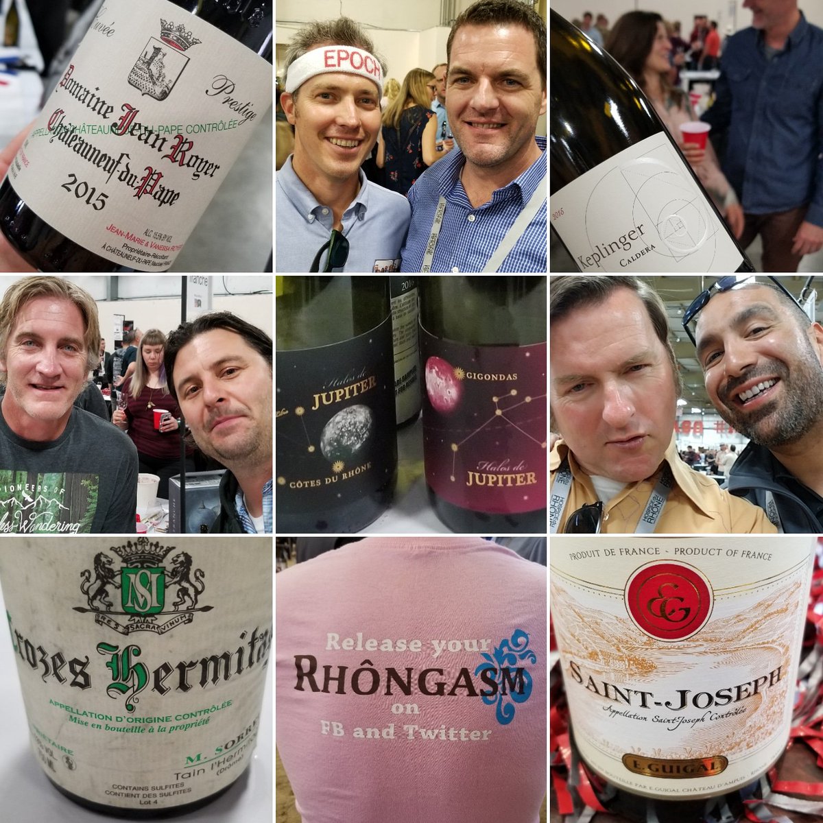 SawyerSommelier's tweet photo. On #MagicMonday, Pt. 2 of fun photos taken while sipping some of the world's most unique wines at the 22nd Annual #HospiceduRhone in #PasoRobles!
#HdR2018 #HdRPaso #Rhonewine #SawyerSomm #MyWineSociety #SOMMJournal #TastingPanelMagazine @FeastitForward #Rhongasm #letsdrinkthis https://t.co/IwReiZOJn8