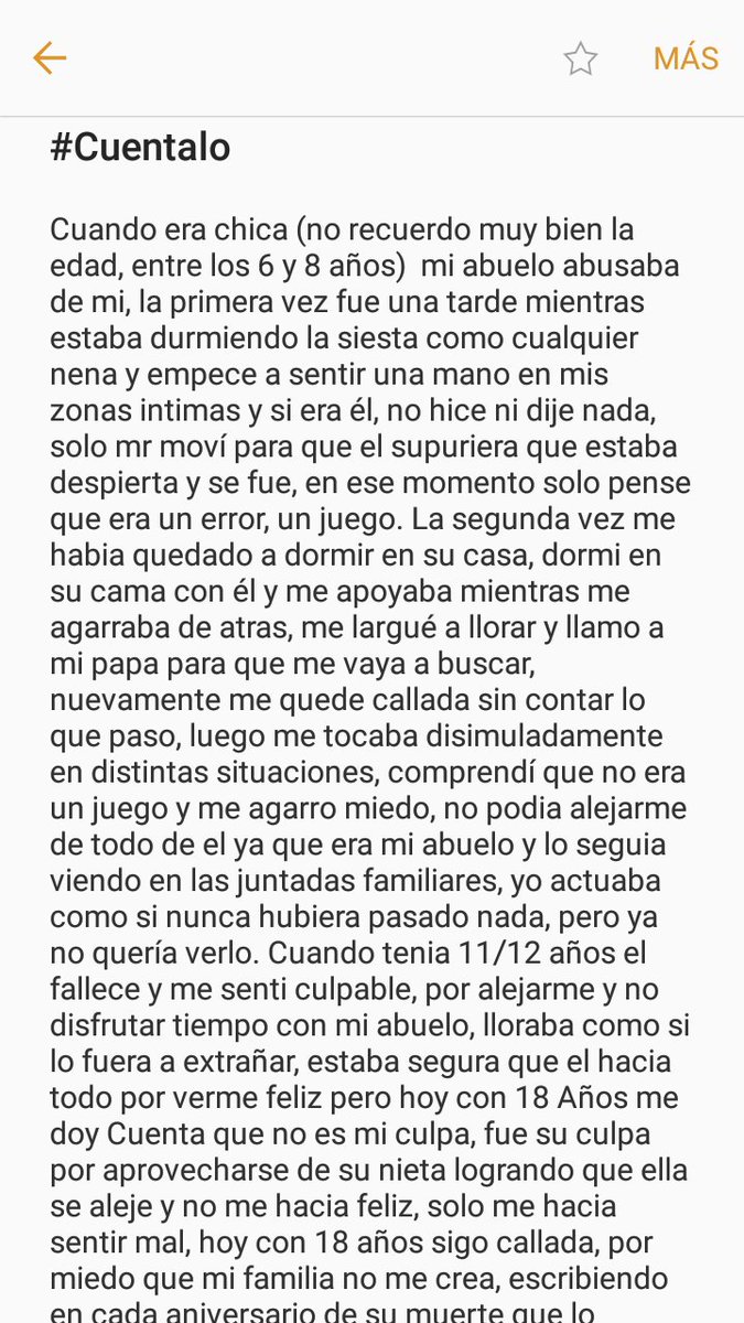 AriiQuarone's tweet photo. #Cuentalo me costo decidirme a contar mi historia, pero no podia guardarla por siempre https://t.co/f8PrcnaUrp