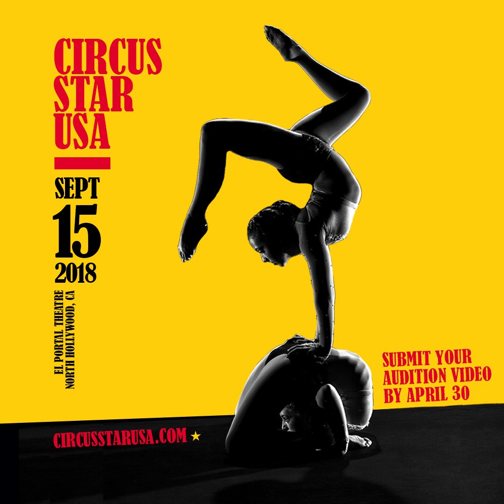 CircusStarUSA's tweet photo. Meet the Circus Star USA Talent Mentors! Submit your act before midnight tonight! 🎪⭐ - https://t.co/yYeqCHS858 https://t.co/cWCHNod6Qh