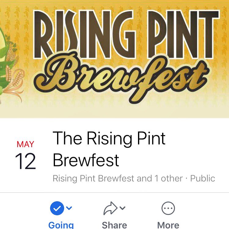 Headed to <a href="/PintSizedOne/">Rising Pint Brewfest</a> in a couple weeks? We are! Tix still Available!