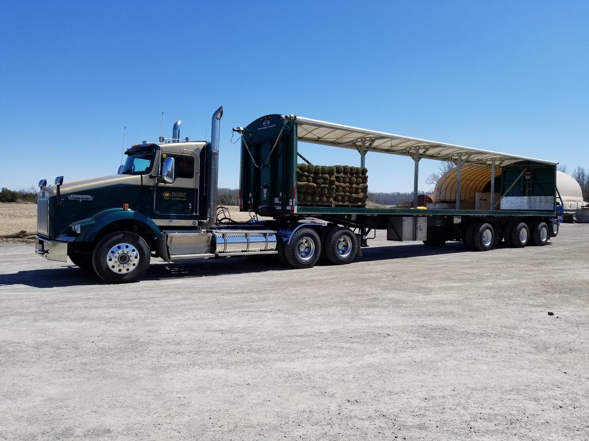 Willowleesod's tweet photo. Spring is finally here! Fresh sod being cut daily! #willowleesod #kentuckybluegrass #2018sodseason #beautifullawnsdelivered https://t.co/2CvCCYyHTx