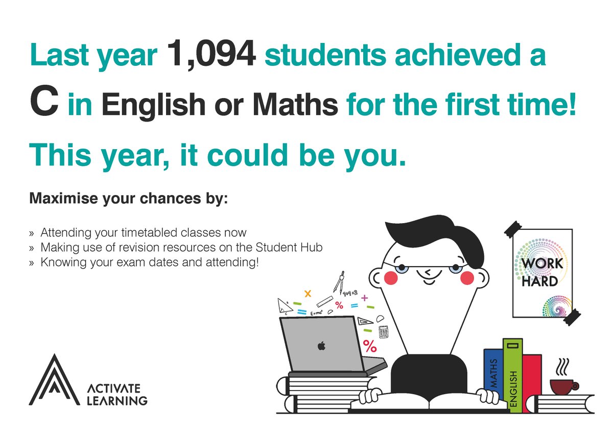 AlexWarnerEd's tweet photo. #GCSESuccess communicated via Postcards, Posters, PC sign-on etc. How are you boosting #GCSE #StudentMotivation ? #ThisStudentCan https://t.co/Z7wmS1BcWC
