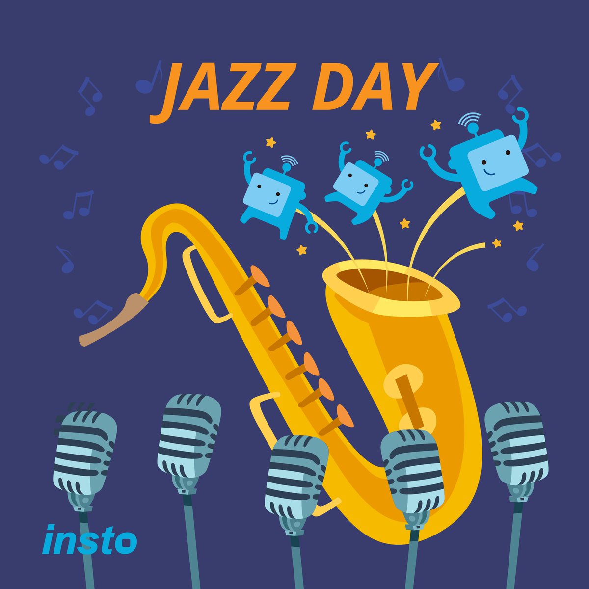 InstoTap's tweet photo. #InternationalJazzDay 
Calling all the cool cats! #IntlJazzDay is a #UNESCO holiday to celebrates jazz and its role in uniting people across the globe. There are concerts planned all over the world. Find a venue near you and dig those tunes!

#INSTOlife #JazzDay https://t.co/twZ9dbexya