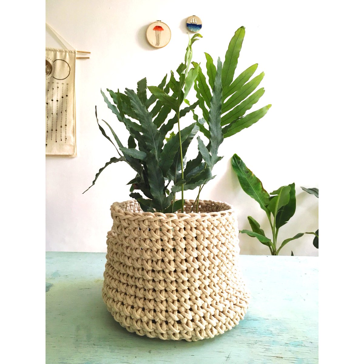 Handmademx's tweet photo. Los canastos para vestir a tus plantas. 🌿 https://t.co/zSV70kOFQY