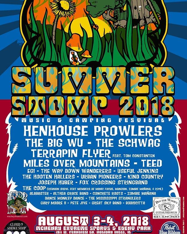 hhp's tweet photo. Look at that lineup! Just look at it! #gettotheshow #festivals #illinois #bluegrass @summerstompfest https://t.co/GdLxTeWZSy https://t.co/QVTn5qqscZ