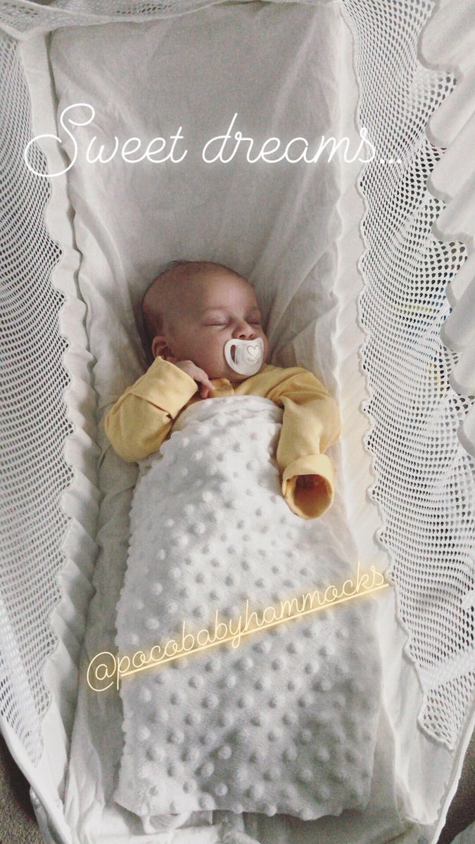 Miss Scarlett sound asleep thanks to her <a href="/NUKbaby_UK/">NUKbaby_UK</a> and <a href="/PocoBabyHammock/">Poco Baby Hammock</a> ❣️ #motherhood #mumlife