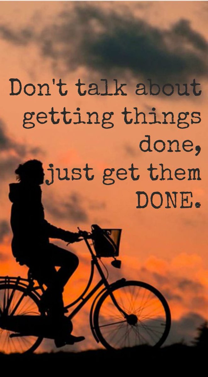 kimsandher's tweet photo. "Don't talk about getting things done. Just get them DONE." Motivational words for an awesome Monday! Thanks @WondermomWannab #motivationalmonday #quotes #work https://t.co/VhKuSx66je