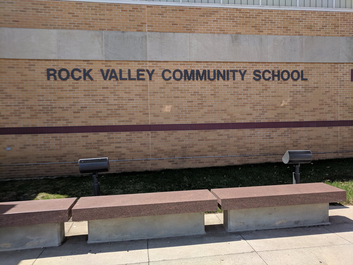 CoachGlas05's tweet photo. Final stop of the day was at Rock Valley HS to talk with Coach Brandt about some of his players. Also had some good things to say about current Tiger Jacob Schafer. Great Coach and Great program. #TigerTakeover #BAM #TheHunt19 https://t.co/roMBYXJXHI