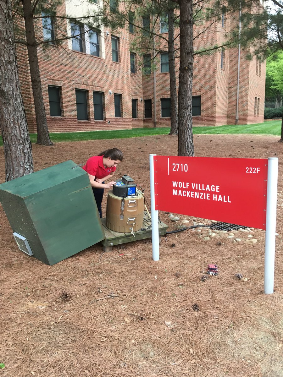 ecoengineerDani's tweet photo. Day 6 of my #WhyNCState: The @birgandwaterlab! 7 of my 8 semesters were spent in the lab. It has defined my time at NC State and changed the course of my career. I don’t know where I would be without Dr. Birgand and his team! https://t.co/UU1lom9H8u