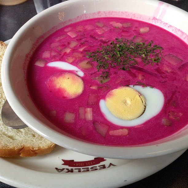 veselkanyc's tweet photo. Rock to the Beet! Our favorite snowbird, Cold Borscht, is planning its trip back to the menu on May 1st!
*** ***
#mayday
#coldborscht
#backonthemenu
#summerscoming
#veselkanyc
#eastvillagenyc https://t.co/DwhBCCYcqy