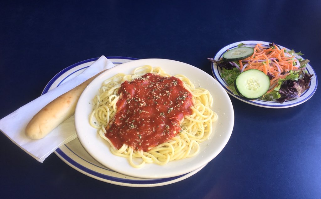 PSUCornerRoom's tweet photo. Treat yourself after a hard day of finals and stop in for All You Care to Enjoy Pasta!

Just $5.99, and your choice of Salad or Soup! https://t.co/MXQvQoFvAv