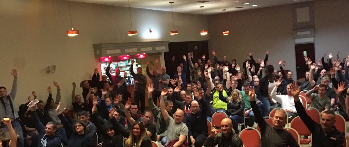 MattWrack's tweet photo. FBU Members at Cradley Labour Club vote to support strategy to resist attack on conditions and collective bargaining.
@WestMidlandsFBU https://t.co/M9EAcp4FTl