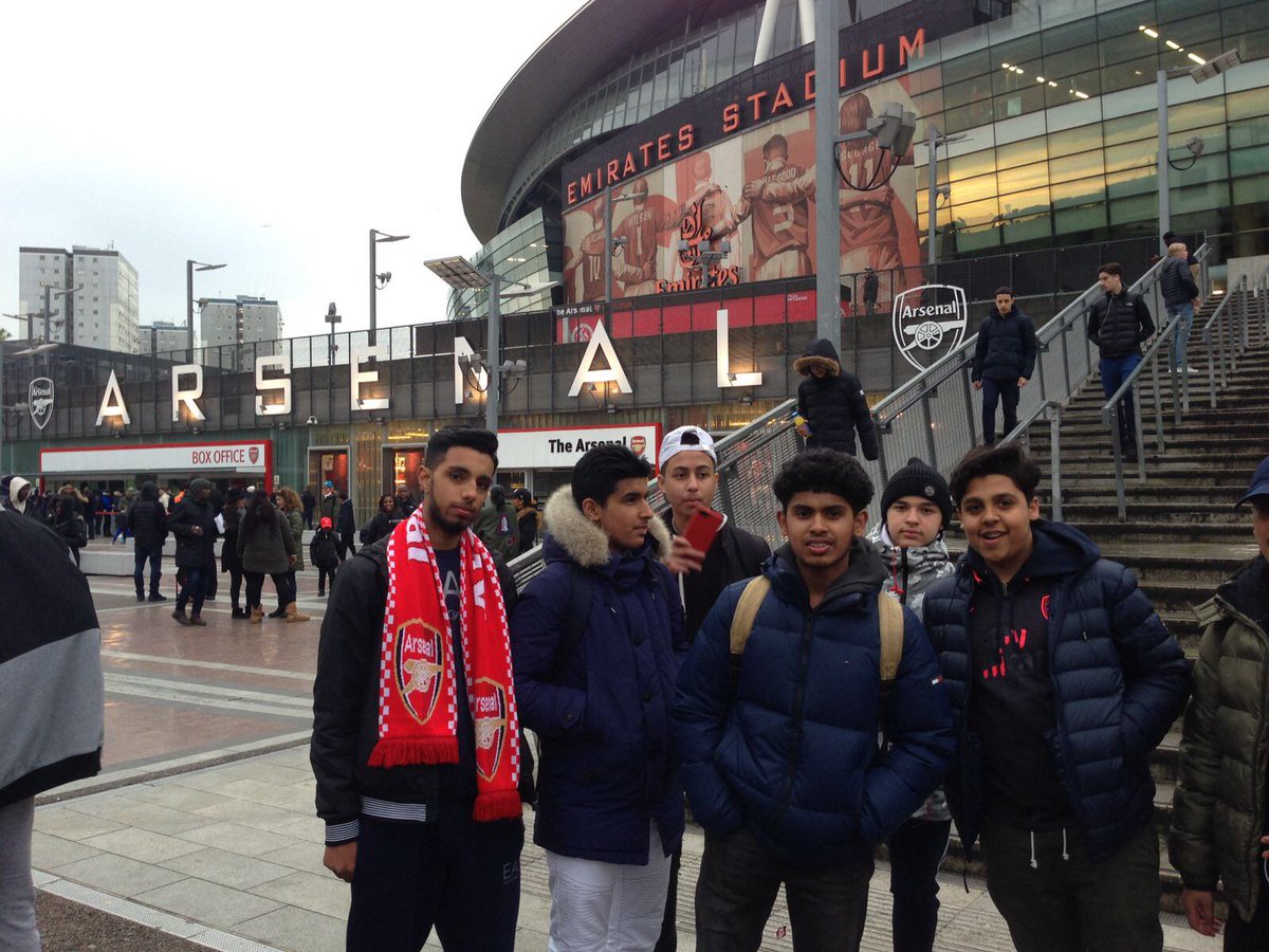 Norlington6form's tweet photo. Our Year 10s are at the Emirates for the FA Youth Cup final to watch Arsenal play Chelsea https://t.co/Yn24g836fw