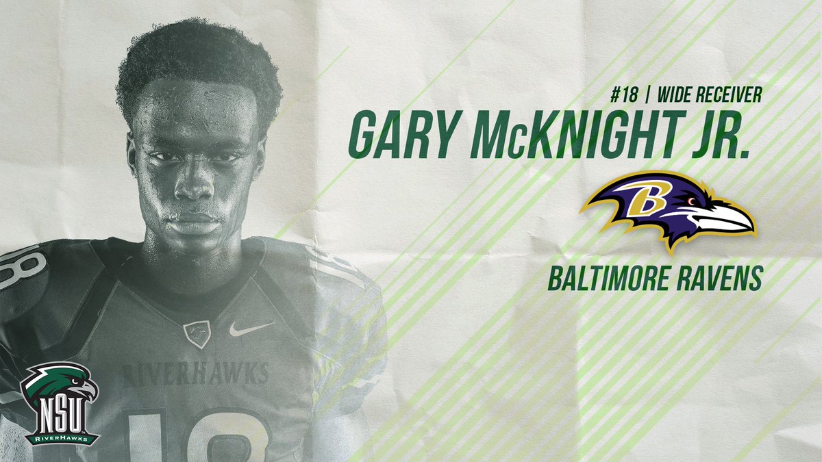 NSU_Football's tweet photo. #TeamNSU🏈 ⏩ @Ravens 

Congratulations @GMacJr_ 🤙

🔗https://t.co/rywd6s3iRz https://t.co/i7NfHRHVUf
