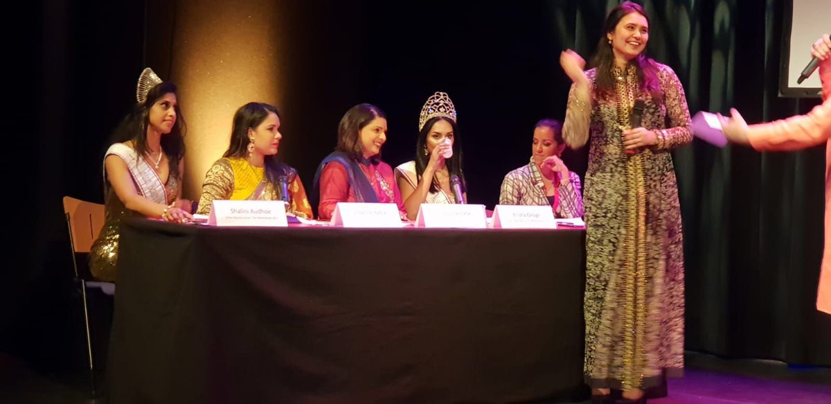 IndikalaDC's tweet photo. Jury Talent round @MissIndianBeautyNL https://t.co/eOJYcRt29t