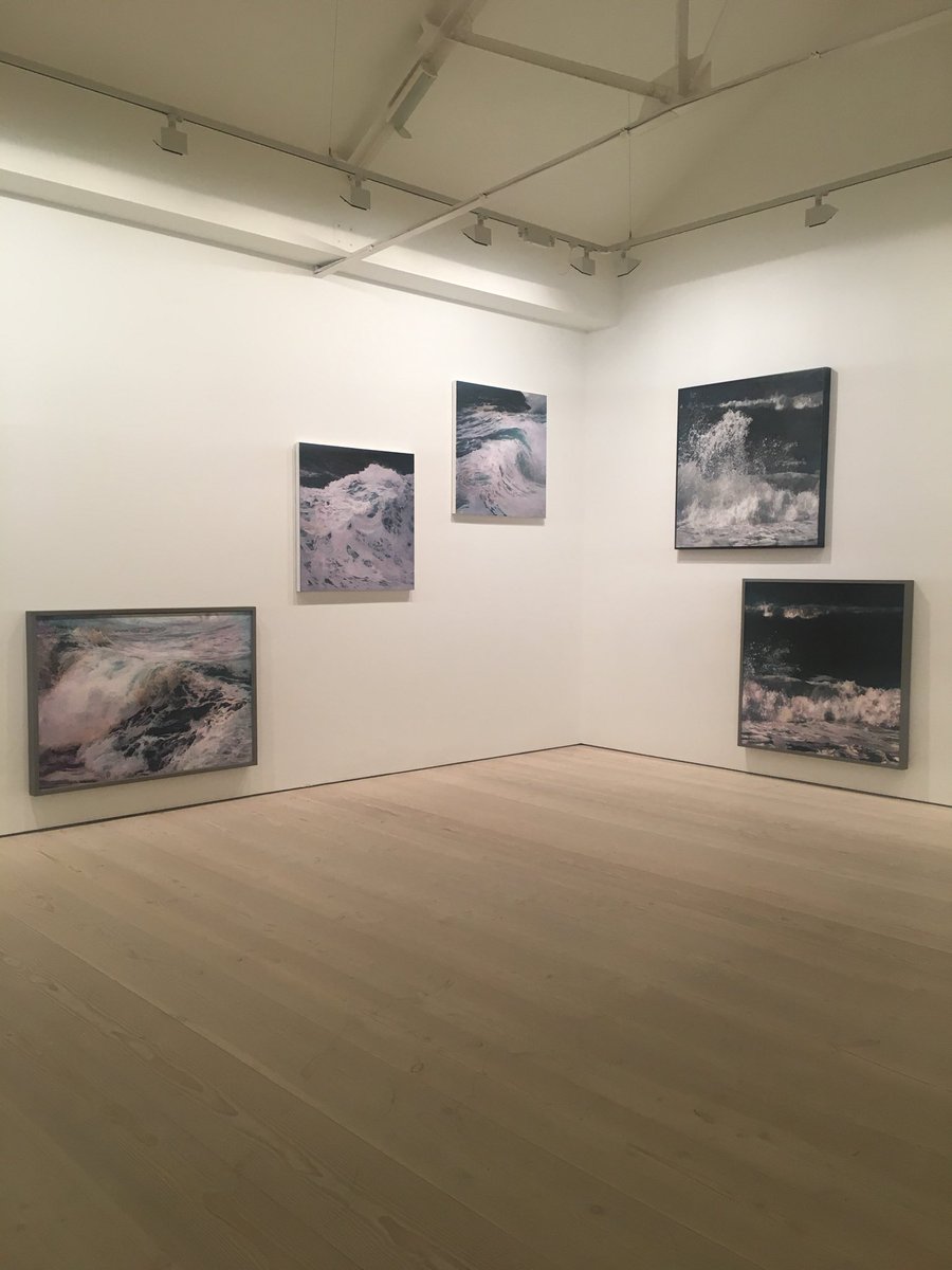 Paintings currently getting installed in the <a href="/saatchi/">Saatchi</a>-gallery