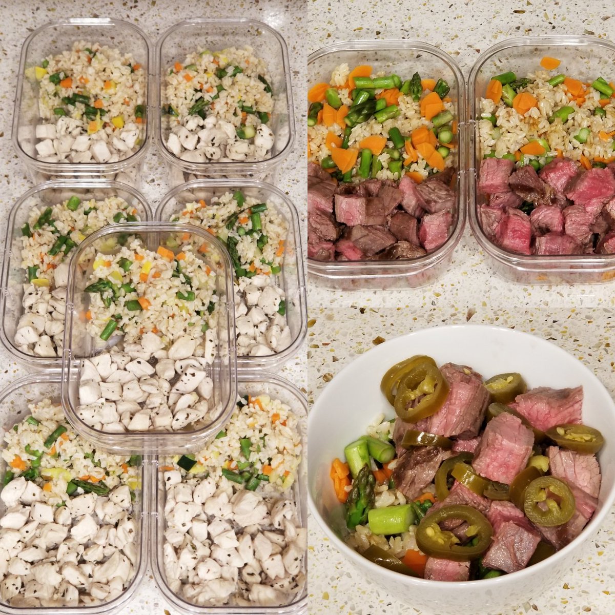 Got my #Mealprep completed. This definitely helps me stay on track with my #fitness goals 👍💪. How do you guys stay on track?

#fitfam #healthylifestyle #HealthyEating #HealthyLiving