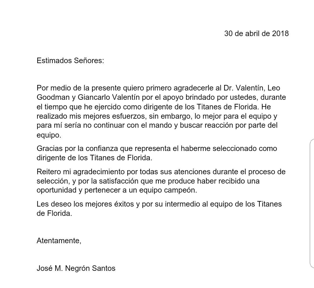 Carta De Renuncia Puerto Rico Civiahona