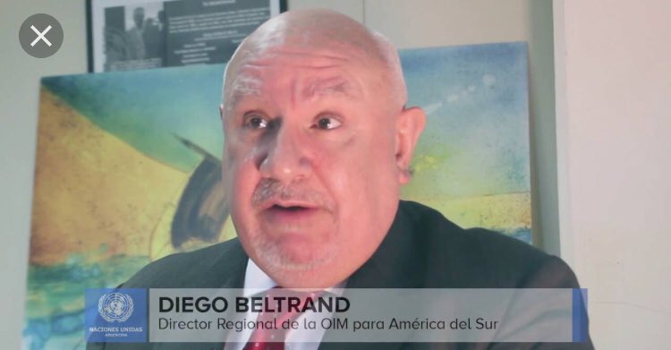 PteleSur's tweet photo. Diego Beltran, de Org. Internacional para las Migraciones dice en #OEA q entre 2005-2017, 1.6 millones de residentes en #Venezuela han emigrado del país. Dice q muchos han vuelto a sus países. Comparación con Mexico: solo entre 2000-2005 emigraron 2 millones únicamente a #EEUU https://t.co/wPxIOvx0Kp