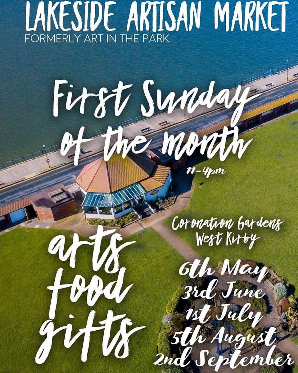 MunchlyM's tweet photo. A busy #bankholiday awaits us in #westkirby 
#artisans #art #food #cakes https://t.co/Fy2JKAgLqf