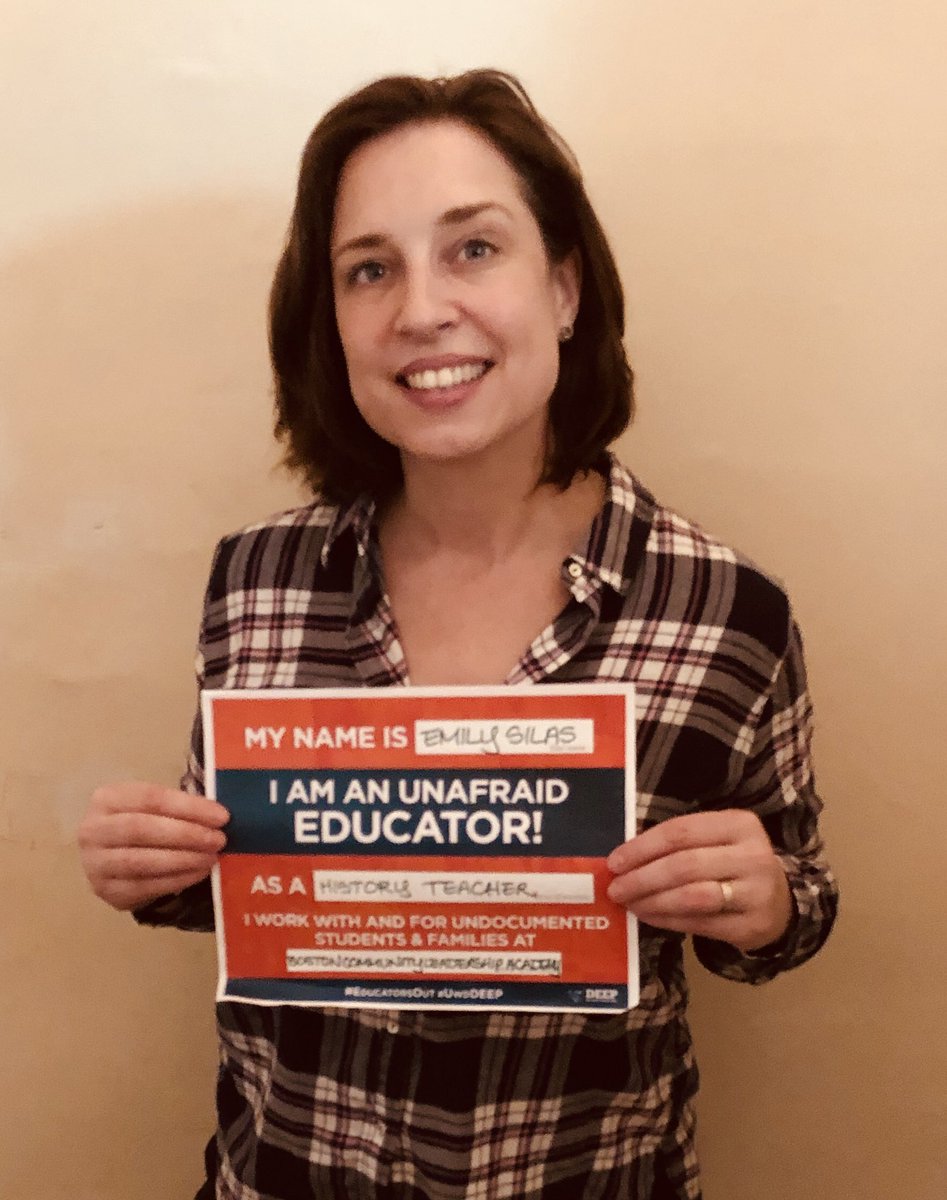 yourfavmanatee's tweet photo. #EducatorsOut #WeekofAction #UnitedWeDream #UnafraidEducators #BPSTakesAction #NoHumanisIllegal #CelebrateImmigration #EveryoneisWelcomeHere https://t.co/rmc4hwkkq4
