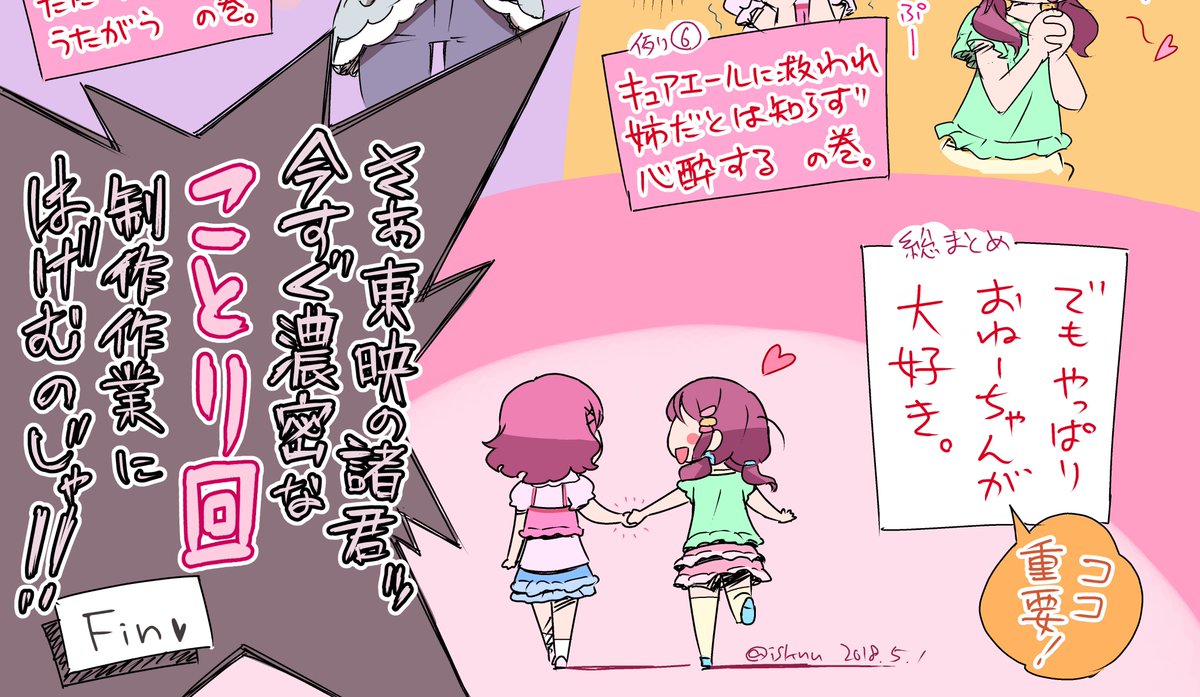 さっきうpった絵がいくらなんでも見づらすぎたので、バラしたヤツを追加あげ。これなら文字も読めるじゃろ・・・。なるほど最初から素直にページ漫画形式で描けばよかったのだな。ぼくおぼえた。 