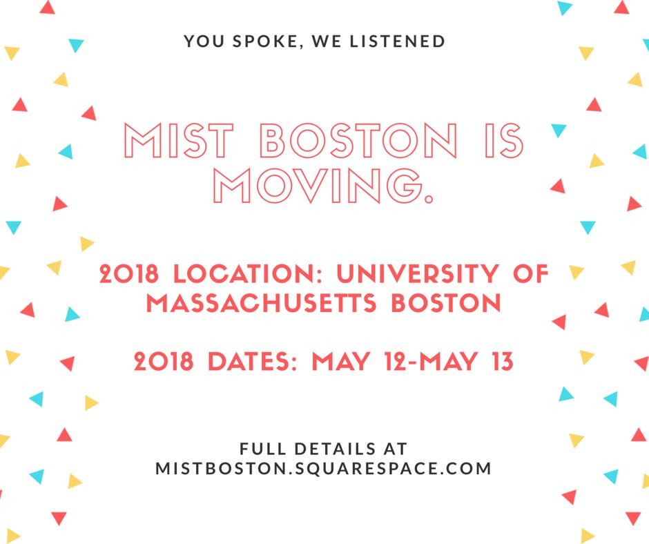 You spoke. We listened and hustled. ‼️NEW MIST DATES AND VENUE‼️