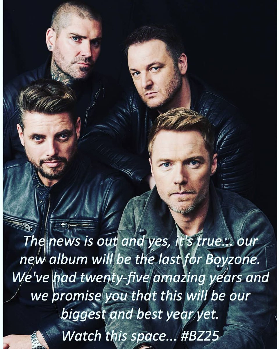 RKeatingArmy's tweet photo. Very excited to hear the final album!!! #BZ25 exciting times ahead still for #Boyzone fans!! @ronanofficial @MRMIKEYGRAHAM @shanelynchlife @officialkeith https://t.co/gvdw3Wp8Tl