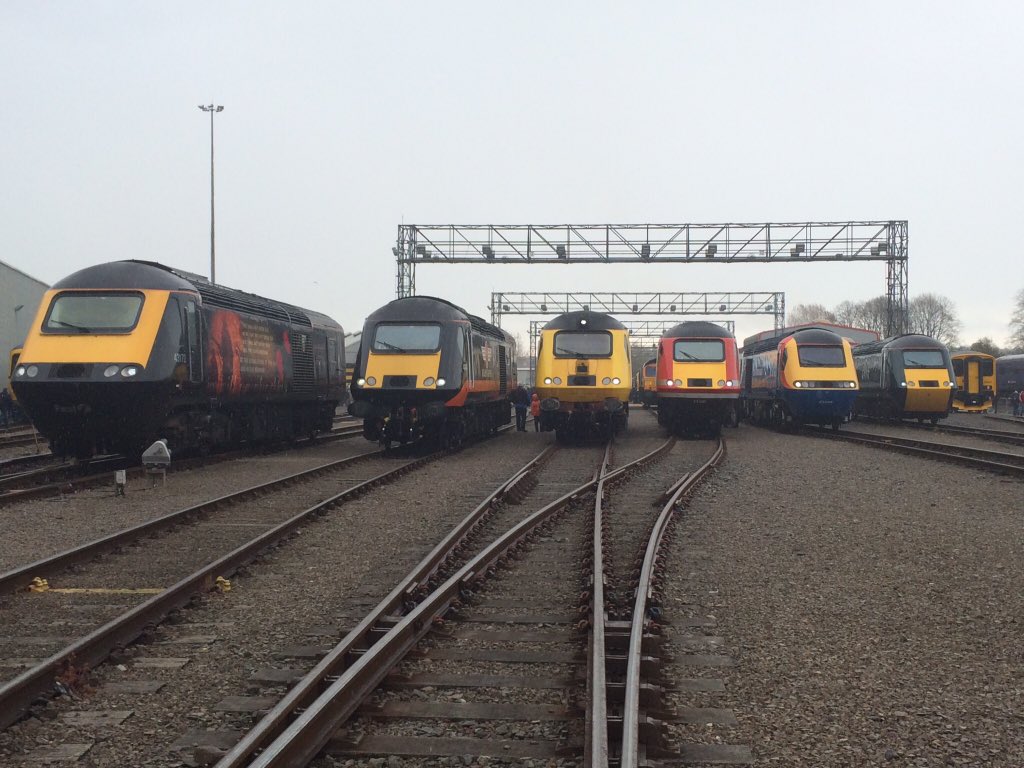 <a href="/RailwayCentral/">Railway Central 🚂🚃🚃❤️🚃🚃</a> <a href="/networkrail/">Network Rail</a> @VirginTrains <a href="/EMTrains/">EMTrains is now EMR</a> <a href="/gxerlee1/">Class 43 Hst</a> @0987654321CEl @The125Group <a href="/125group/">125 Group</a> @creweheritage <a href="/hst43179/">shoddy admin</a> St Philips Marsh open day. I know, ‘cos I was there.