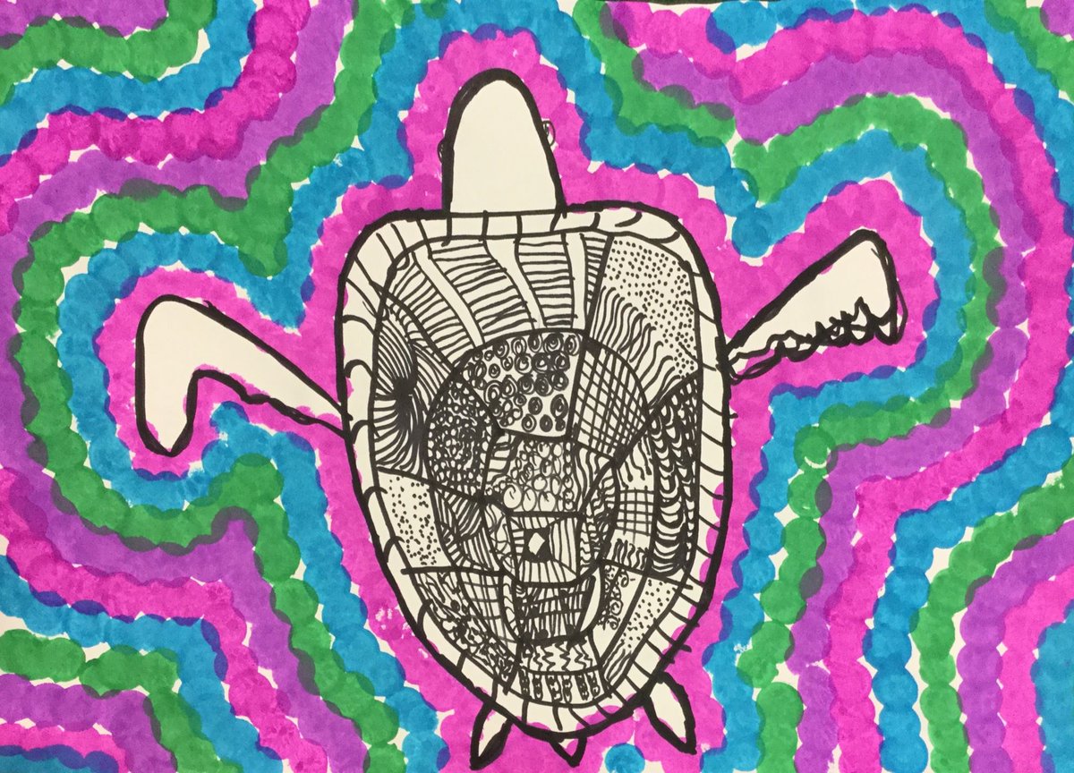 MsBeatriceSD735's tweet photo. #2ndGradeArtists and ๐ข๐ข๐ข make for very fun art classes! Today the 2nd graders also learned how to upload their artwork to @Artsonia using classroom mode. @Skokie735 #turtlesOfTwitter #itStartsWithArt #digitalPortfolios #ipadsForEducation https://t.co/HxS00FgJ2z