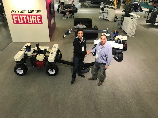 Somero_Inc's tweet image. Congratulations to Alcides Ferreira and ACM Equipements on their recent purchase of our SP-16 Placer and Puller at @WOCEurope in Paris, France! #WOCEurope #INTERMATParis #getitdone #getasomero