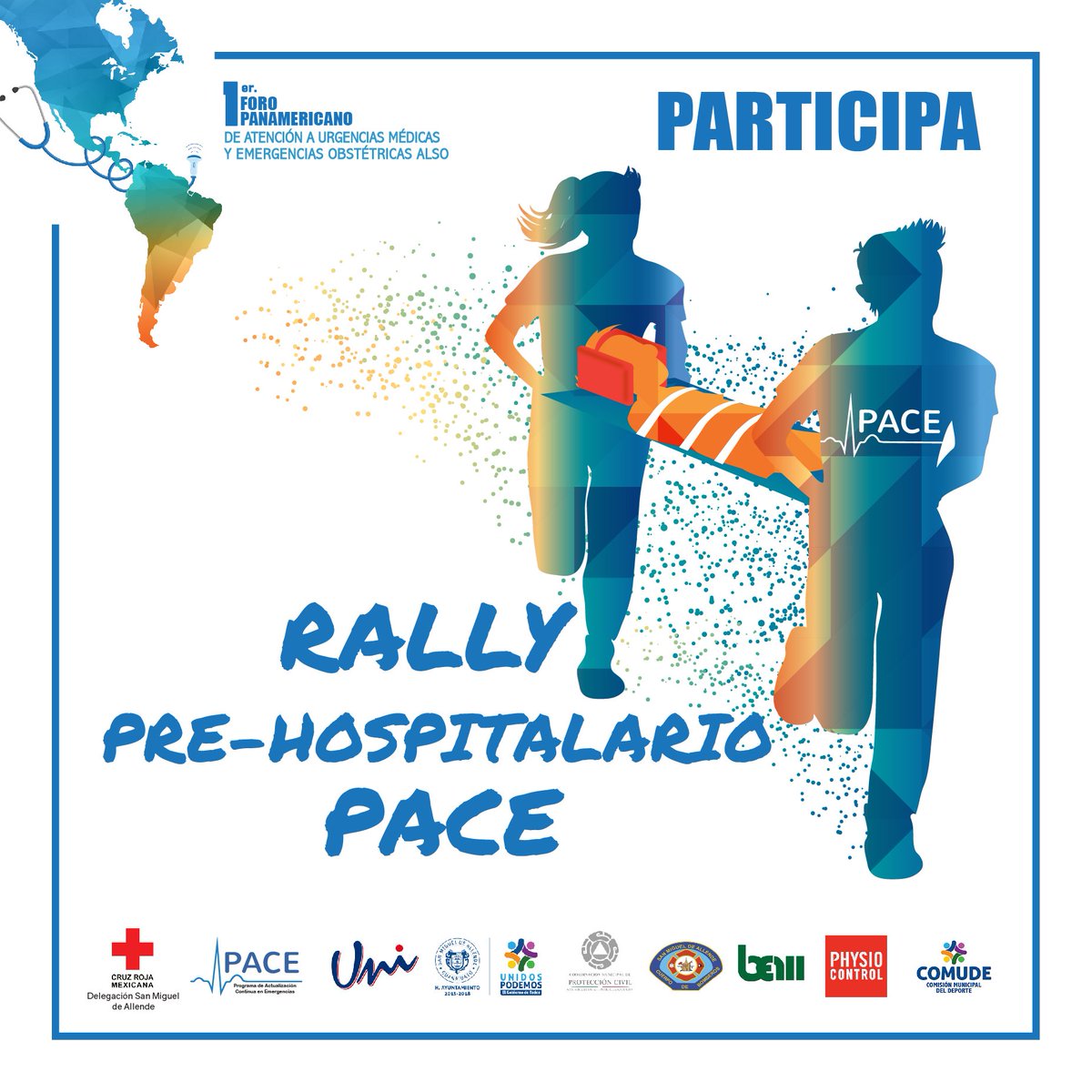 Arma tu equipo de 5 personas e ¡INSCRÍBETE! Al Rally Prehospitalario PACE
Escríbenos para más información, ¡no te lo puedes perder! #SomosPACE