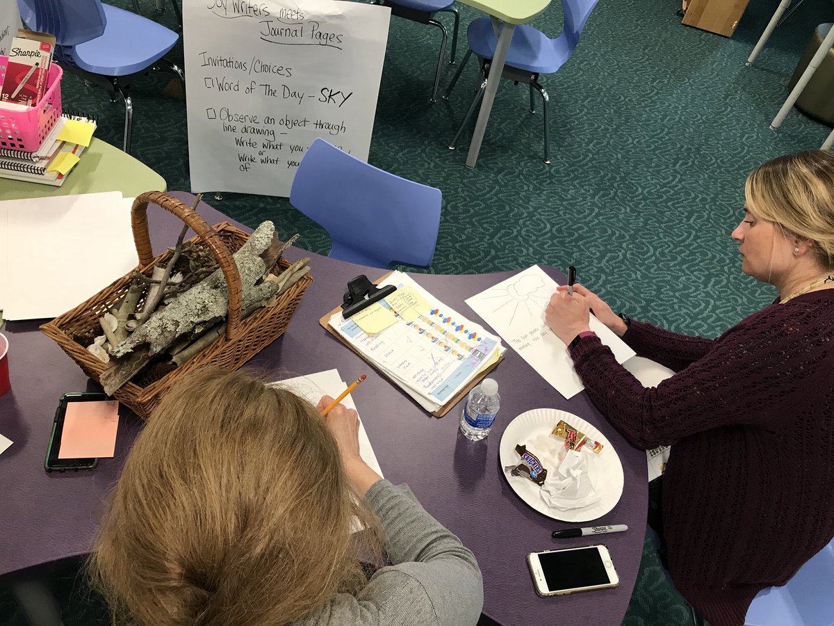 dawnsherriff2's tweet photo. BEST faculty meeting!  Saugatuck Learns was full of sharing, spreading ideas and more! #seshasjoy @laurenpoppe @CarolynSantella @EDMessler https://t.co/6MRHJ9DMxj