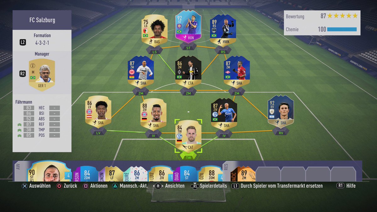 schickbauer12's tweet photo. Hey Yaya, hast du und die Community vielleicht noch Verbesserungen für mein Team. Hab noch 70k Budget übrig. Kaka, Zanetti, TOTS Fernando und die ganze Ersatzbank sind untradable. Zu Spielbeginn wechsle ich POTY Sessegnon für Caiuby ein. DANKE im Vorraus. #SheeshTeam #PS4share https://t.co/KHxuEyOdKi