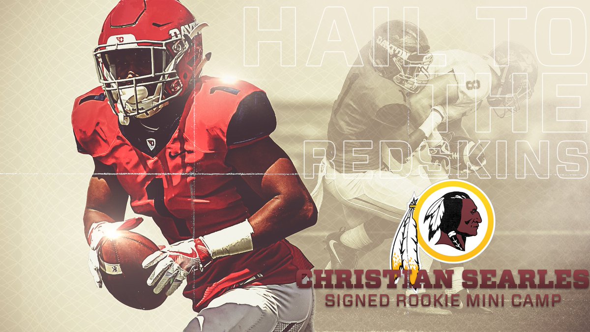 Congratulations to Christian Searles, who signed an NDFA contract with the Washington Redskins.  Must be something about Flyer corners...three have signed in the last five years. #MakingPlays