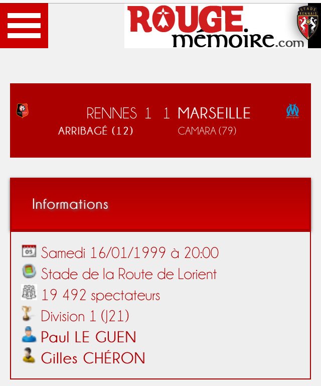 Un gamin de 9ans et la grille de La tribune debout ne font qu’un. Pour ne pas en rater une miette, pour se souvenir du coup de tête d’Arribagé et du bruit des crampons de Porato qui heurtent son poteau afin de se défaire du surplus de terre. Pour toujours #Mon1erMatchSRFC