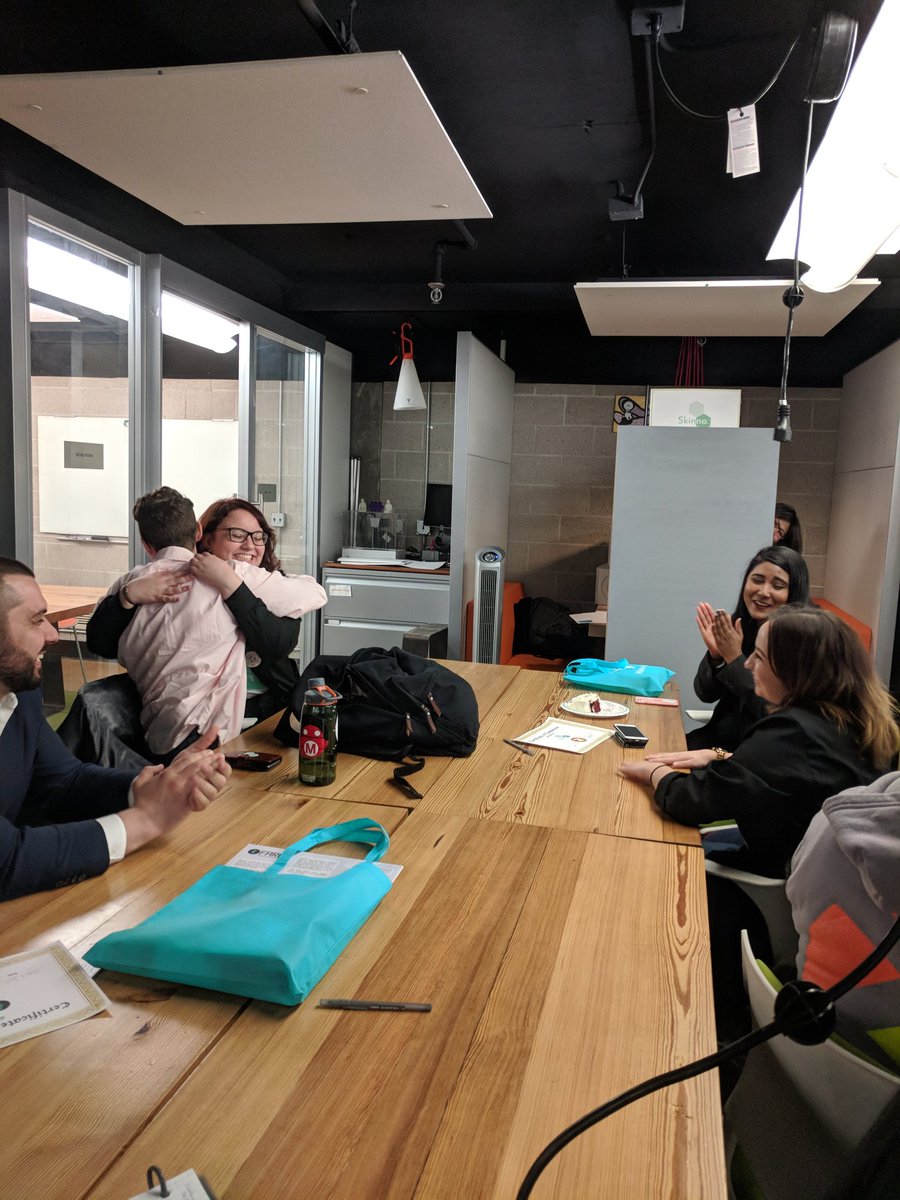 ZahnCenterNYC's tweet photo. And our finalists are: @Brystech_Inc &amp; FreeFoot; Fare &amp; Skinno; @Flora_Mind &amp; Listen; @EndEndWH &amp; @CakeWlk -- see them pitch at Thursday's finale for prizes totaling $150K! https://t.co/AKeG8dpHUR