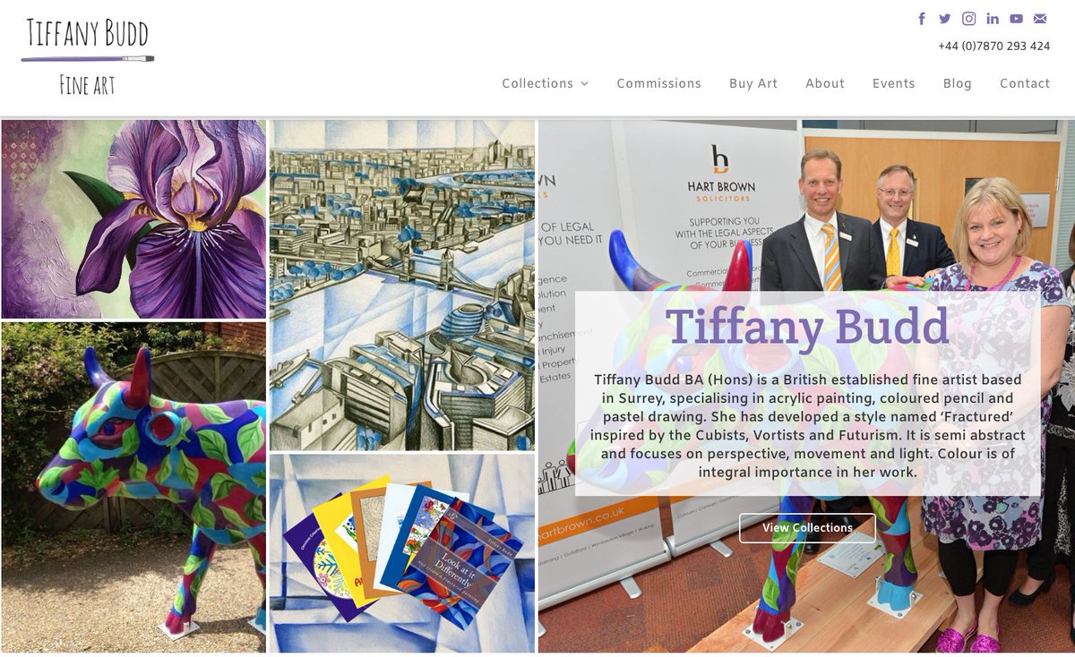 PMGettingItDone's tweet image. Great things happen when you have an efficient client working with an efficient agency... complete recreation of @tiffanyjbudd website and new branding completed within one week! 
tiffanybudd.co.uk #website #artistshops #art
