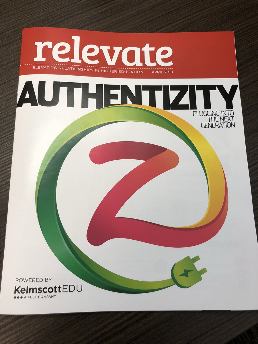 New issue of Relevate is out!  @KelmscottEDU is bringing straight fire with this content. #highered #enrollmentmarketing